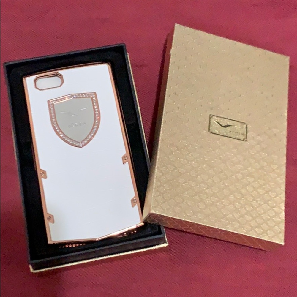 White/rose gold iPhone 6/6s phone case